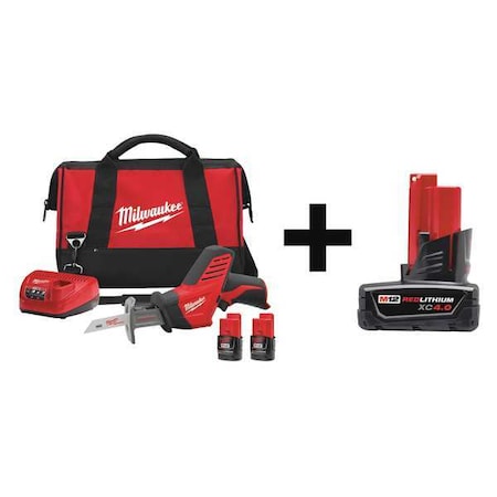 Cordless Recip Saw Kit With Add Bat by USA Milwaukee Cordless Power Reciprocating Saws