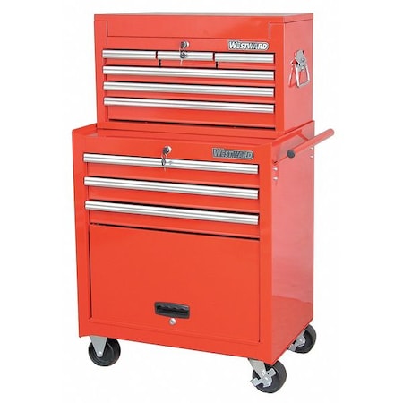 Combintn Tool Chest/Cabinet 42 1/2 in. H by USA Westward Rolling & Combination Cabinets & Carts