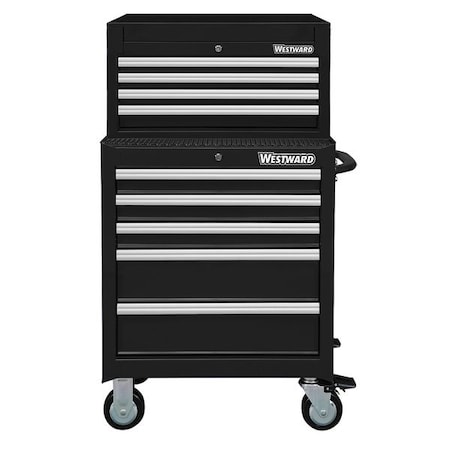 Cmbn Tool Chest/Cbnt 26 in.W 18 in.H Blk by USA Westward Rolling & Combination Cabinets & Carts