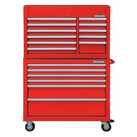 Cmbntn Tol Chst/Cbnt 42 in.W 18 1/2 in.D by USA Westward Rolling & Combination Cabinets & Carts