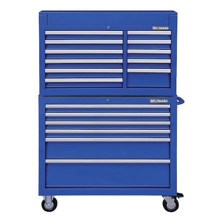 Cmbtn Tol Chest/Cbnt 42 in.W 18 1/2 in.D by USA Westward Rolling & Combination Cabinets & Carts