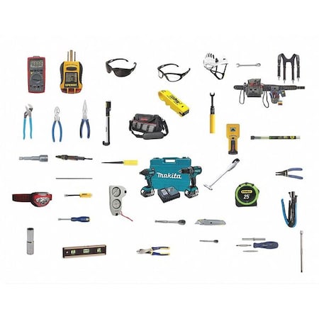 Communications Tool Kit No. of Pcs. 41 Type 7AX99 by USA Value Brand General Hand Tool Kits