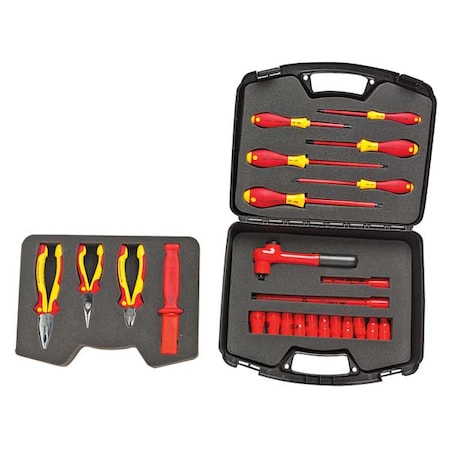 Insulated Tool Set 24 pc. by USA Wiha Insulated Tool Sets
