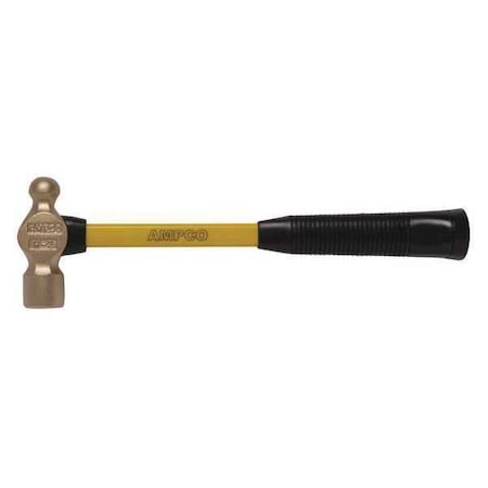 12 oz. Nonmagnetic Ball Pein Hammer 14" Fiberglass Handle by USA Ampco Ball Pein Hammers