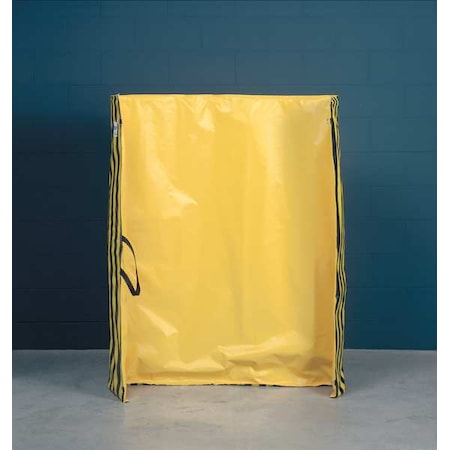 Portable Roll Up Welding Screen 9 ft. W by USA Singer Welding Screens