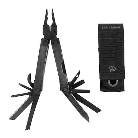 Super Tool 300 Multi Tool Black 19 Tools Type 831105 by USA Leatherman Multi tool Pliers