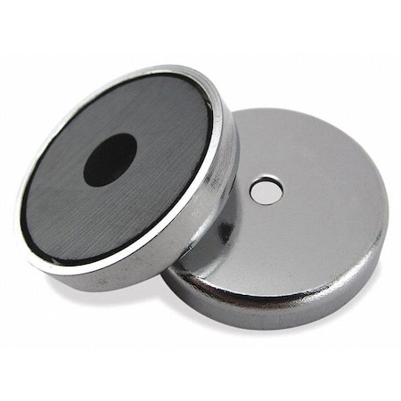 Round Base Magnet 16 lb. Pull by USA Value Brand Retrieving Tools