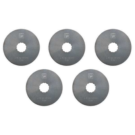 Circular Saw Blade HSS 2.5 In Dia PK5 by USA Fein Hacksaw & Coping Saw Blades