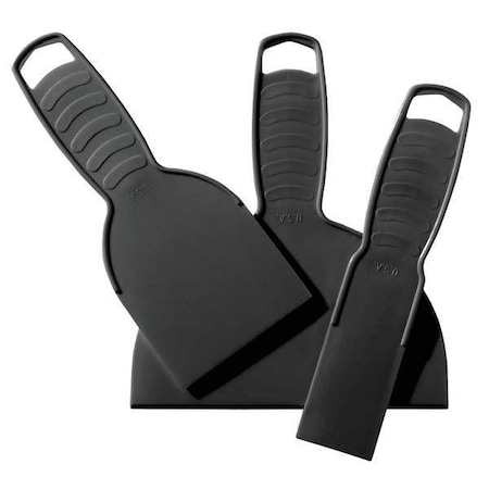 Putty Knife/Scraper Set 1 1/2 3 6" W 3Pc by USA Hyde Putty & Joint Knives Spatulas Scrapers