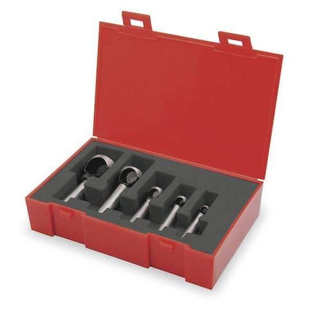 Countersink Set 0 FL 5 PC 90 Deg Co TiN by USA KEO Countersinks Counterbores & Reamers