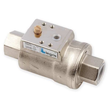 Axial Valve BSPP 1/2" x 1/2 by USA Legris Pneumatic Flow Control Valves