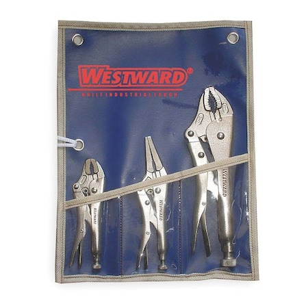 Locking Pliers Set 5 6 10 In 3 Pc by USA Westward Locking Pliers