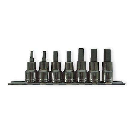 Socket Bit Set 3/8 in. Dr 7 Piece Hex by USA Westward Socket Sets