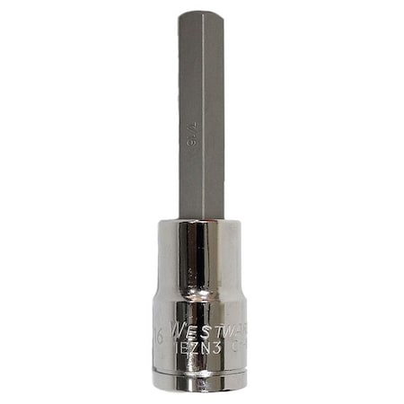 Socket Bit 1/2 in. Dr 7/16 in. Hex by USA Westward Hand Ratchets