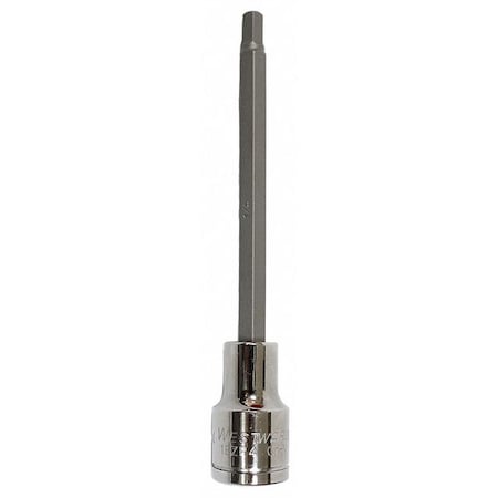 Socket Bit 1/2 in. Dr 1/4 in. Hex Type 1EZP4 by USA Westward Hand Ratchets