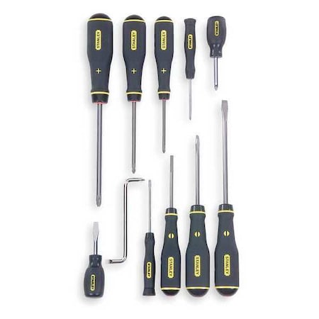Screwdriver Set Slotted/Phillips 11 Pc by USA Stanley Screwdriver Sets