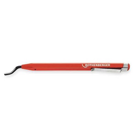 Deburr Tool Pencil Shank 1/8 In 6 In L by USA Rothenberger Pipe Deburring Tools