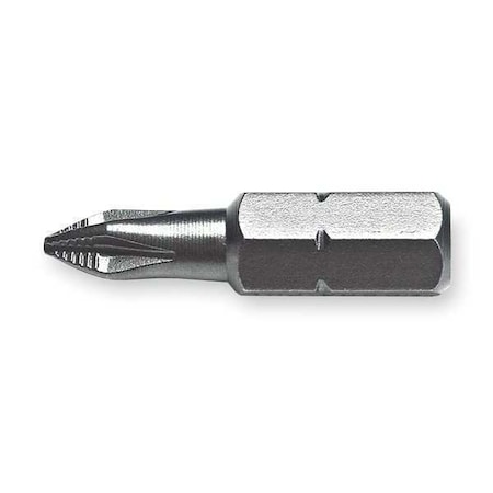 Insert Bit SAE 1/4" Hex #2/#2 1" PK5 by USA Value Brand Screwdriver Bits