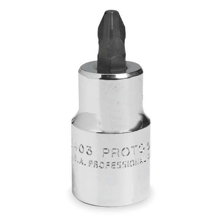 Socket Bit 1/2 in. Dr #2 Phillips by USA Proto Hand Ratchets
