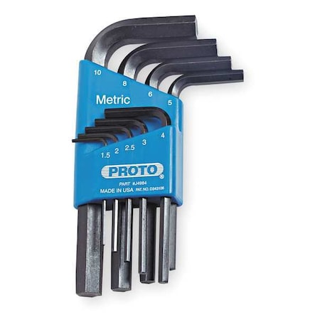 Hex Key Set Pieces 9 M7 by USA Proto Hex Key Sets