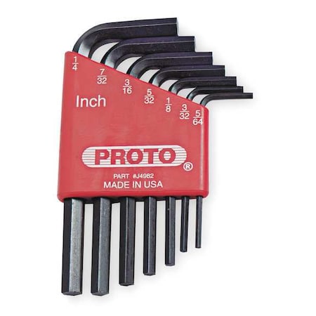 Hex Key Set Pieces 7 S4 by USA Proto Hex Key Sets