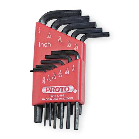 Hex Key Set Pieces 11 S13 by USA Proto Hex Key Sets