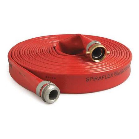1 1/2" ID x 50 ft. PVC Water Discharge Hose RD by USA Spiraflex Air Compressor Discharge & Suction Hoses