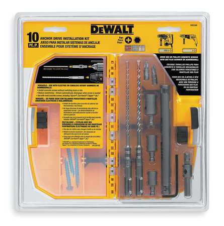 Dewalt Hammer Drill Bit Set (2) Cutter Heads Technical Info