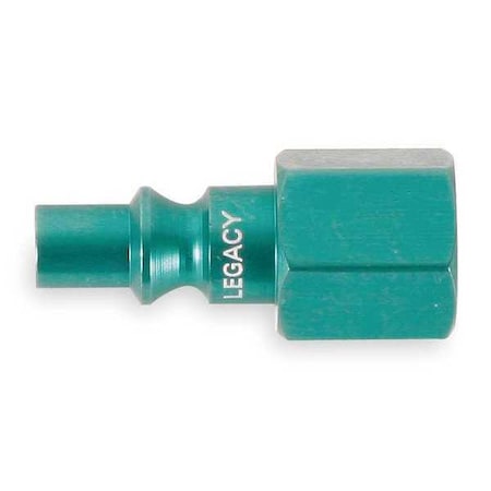 Coupler Plug (F)NPT 1/4 Aluminum Type A71430B BG by USA Legacy Pneumatic Hose Quick Connect Fittings