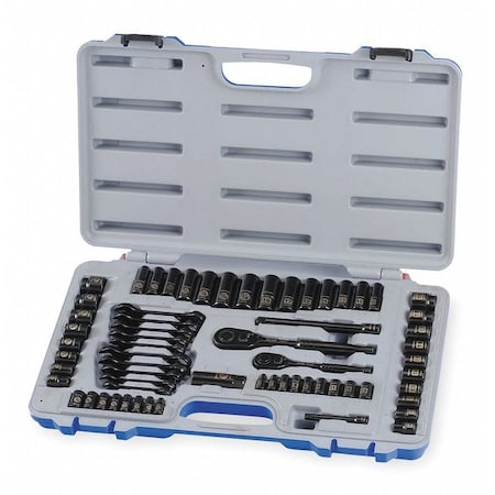 Socket Wrench Set 1/4" 3/8" Dr 64 pc by USA Westward General Hand Tool Kits