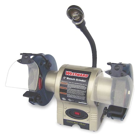 Bench Grinder 6 In 3450 RPM 1/3 HP by USA Westward Bench Grinders