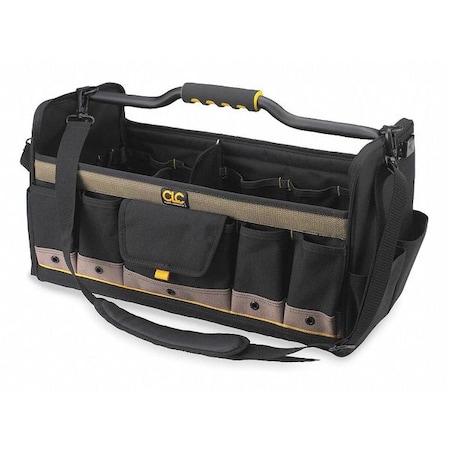 Tool Tote 27 Pockets 20"x11"x11" Black by USA CLC Soft Sided Tool Storage Products
