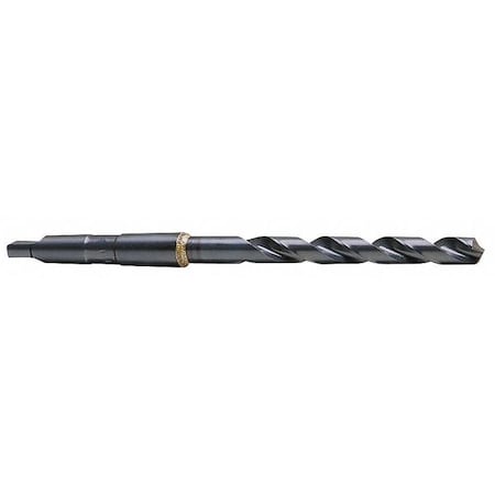 Taper Shank Drill 35/64 #2MT Black Oxide by USA Chicago Latrobe Taper Shank Drill Bits