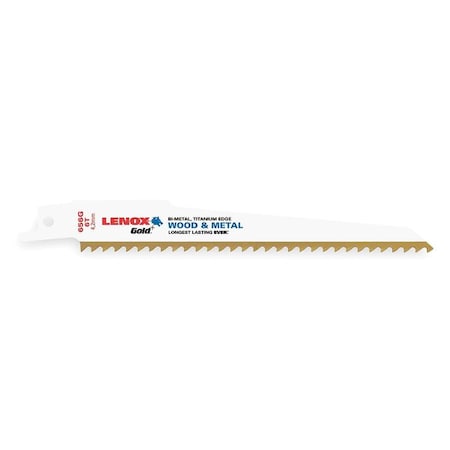 6TPI Reciprocating Saw Blade 5 pk. by USA Lenox Reciprocating Power Saw Blades