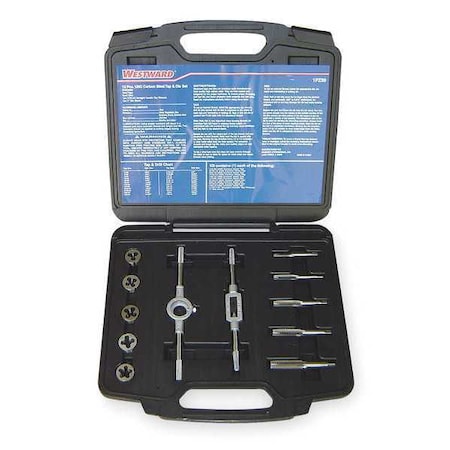 Tap/Die Set 12 Pieces by USA Westward Tap & Die Sets