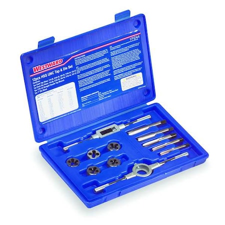 Tap/Die Set 12 Pieces Type 1PZ44 by USA Westward Tap & Die Sets