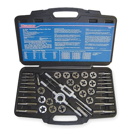 Tap/Die Set 41 Pieces Type 1PZ51 by USA Westward Tap & Die Sets
