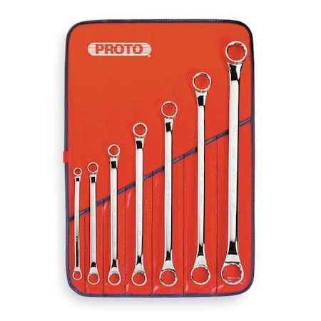 Box End Wrench Set 3/8" to 1 1/8" 7 pcs. by USA Proto Combination Wrench Sets
