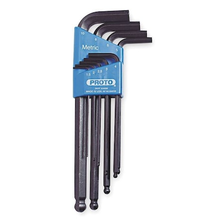 Ball End Hex Key Set Pieces 9 M7 by USA Proto Hex Key Sets