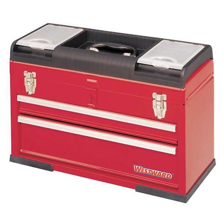 Port Tool Chst 20 1/2"Wx8 5/8"Dx13 3/4"H by USA Westward Portable Tool Boxes & Chests