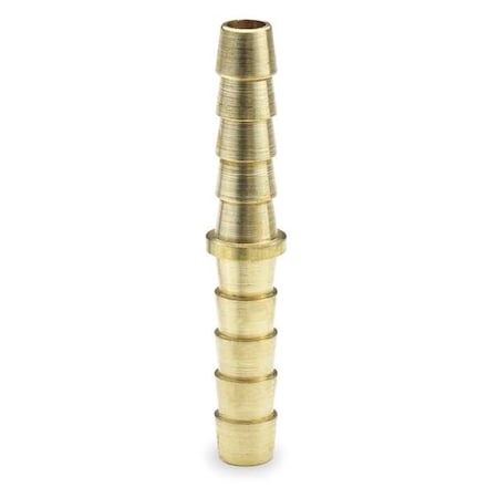 Hose Mender 3/16 In Barb Brass by USA Parker Pneumatic Push On Hose Fittings