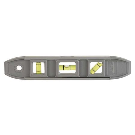 Magnetic Aluminum Torpedo Level 9 In by USA Johnson Box I Beam & Torpedo Levels