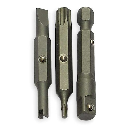 Screwdriver Replacement Bit Set 3 Pieces by USA Megapro Screwdriver Bits