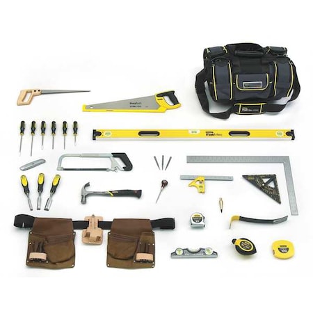 Tradesman Tool Set Contractor 30 Pieces by USA Proto General Hand Tool Kits