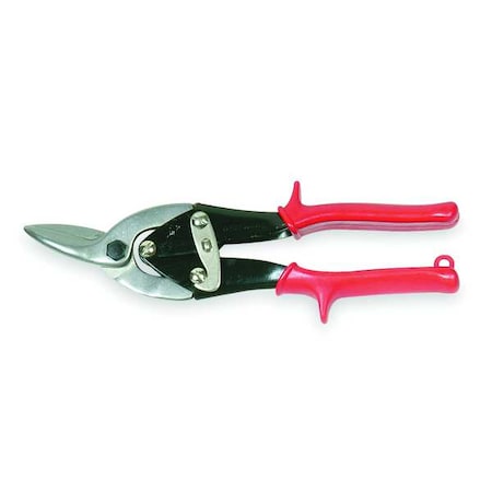 Offset Snip 9 3/4 In Left Red by USA Westward Metal Cutting Snips & Sheet Metal Tools