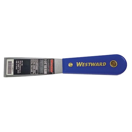 Putty Knife Flexible 1 1/4" Carbon Steel by USA Westward Putty & Joint Knives Spatulas Scrapers