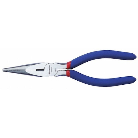 Long Nose Plier 8 1/5 in. Serrated by USA Westward Solid Joint Pliers