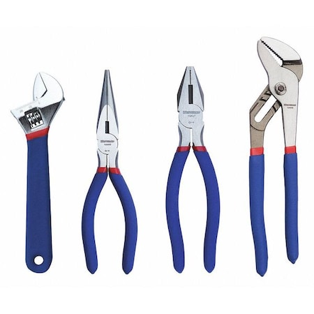Plier and Wrench Set Dipped 4 Pcs. by USA Westward Pliers Sets