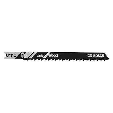 Jigsaw Blade U Shank 3 5/8 In. L PK5 Type U111C by USA Bosch Power Jig Saw Blades