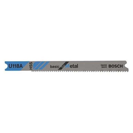 Jigsaw Blade U Shank 3 1/8 In. L PK5 by USA Bosch Power Jig Saw Blades
